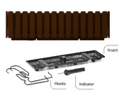 Hrantík Boardee Fency 58cm DDEF600W hnedý závesný - 1/3