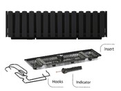 Hrantík Boardee Fency 58cm DDEF600W antracit závesný - 1/3