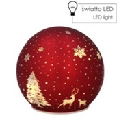 Lampáš LED guľa 11cm BOZ1853 