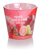 Sviečka Tropical twist Red&amp;Pink fruits Bartek 