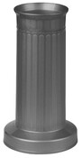 Váza na hrob VrBen 21,6cm šedá rovná 